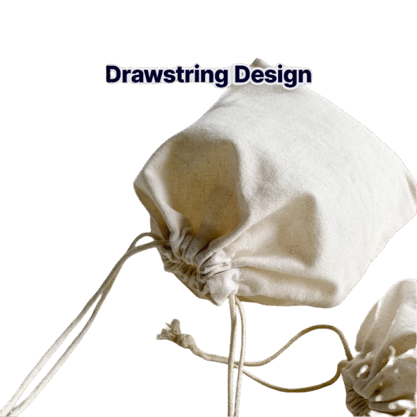 Canvas Cotton String Pouch Dust Bag